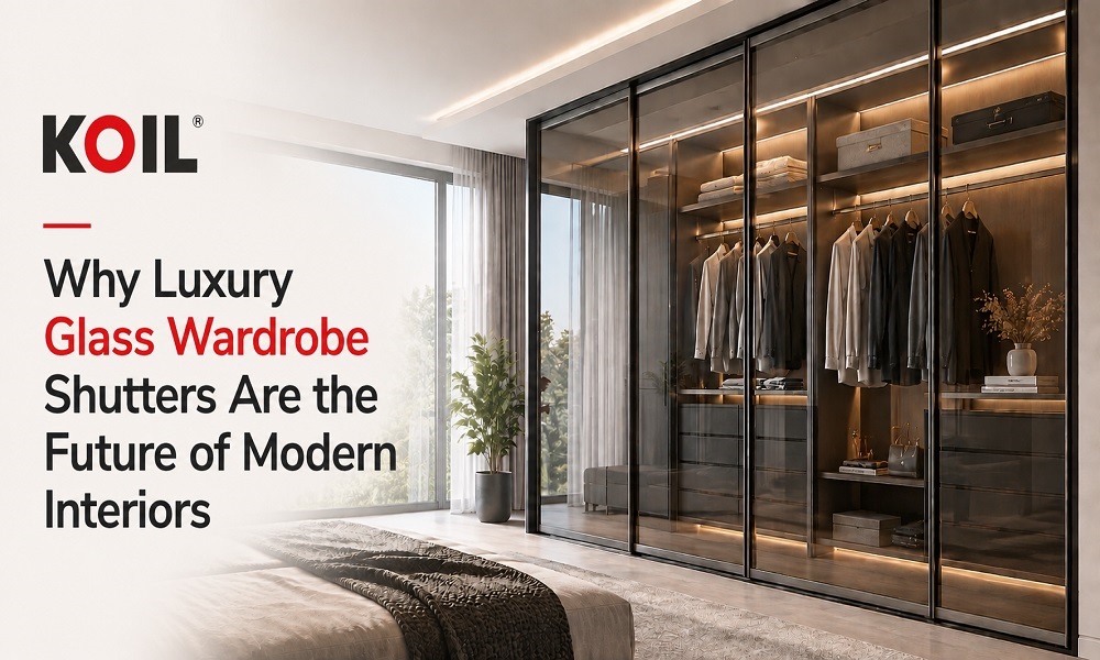 Why Luxury Glass Wardrobe Shutters Are the Future of Modern Interiors
